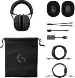 Logitech G PRO X Gaming Headset with Blue Voice, DTS Headphone 7.1 and 50 mm PRO-G Drivers, for PC - Black