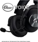 Logitech G PRO X Gaming Headset with Blue Voice, DTS Headphone 7.1 and 50 mm PRO-G Drivers, for PC - Black