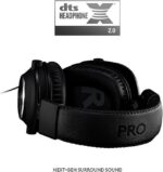Logitech G PRO X Gaming Headset with Blue Voice, DTS Headphone 7.1 and 50 mm PRO-G Drivers, for PC - Black