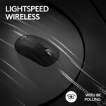 Logitech G PRO X SUPERLIGHT 2 Lightspeed Wireless Gaming Mouse, Lightweight, LIGHTFORCE Hybrid Switches, Hero 2 Sensor, 44,000 DPI, 5 Programmable