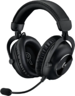 Logitech G PRO X2 LIGHTSPEED Wireless Gaming Headset, Detachable Boom Mic, 50mm Graphene Drivers, DTS:X Headphone 2.0—7.1 Surround,