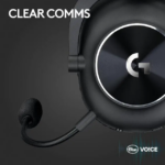 Logitech G PRO X2 LIGHTSPEED Wireless Gaming Headset, Detachable Boom Mic, 50mm Graphene Drivers, DTS:X Headphone 2.0—7.1 Surround,