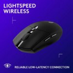 Logitech G305 LIGHTSPEED Wireless Gaming Mouse, Hero 12K Sensor, 12,000 DPI, Lightweight, 6 Programmable Buttons, 250h Battery Life, On-Board Memory,