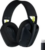 Logitech G435 LIGHTSPEED and Bluetooth Wireless Gaming Headset - Lightweight over-ear headphones, built-in mics, 18h battery, compatible with Dolby