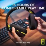 Logitech G435 LIGHTSPEED and Bluetooth Wireless Gaming Headset - Lightweight over-ear headphones, built-in mics, 18h battery, compatible with Dolby