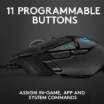 Logitech G502 HERO High Performance Wired Gaming Mouse 25,600 DPI, RGB