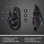 Logitech G502 HERO High Performance Wired Gaming Mouse 25,600 DPI, RGB
