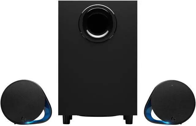 Logitech G560 PC Gaming Speaker System with 7.1 DTS:X Ultra Surround Sound, Game based LIGHTSYNC RGB, Two Speakers and Subwoofer, Immersive Gaming