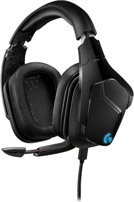 Logitech G935 Wireless DTS:X 7.1 Surround Sound LIGHTSYNC RGB PC Gaming Headset - Black/Blue