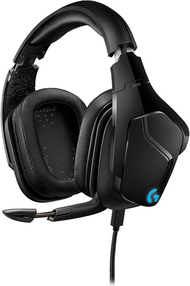 Logitech G935 Wireless DTS:X 7.1 Surround Sound LIGHTSYNC RGB PC Gaming Headset - Black/Blue