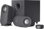 Logitech Z407 Bluetooth Computer Speakers with Subwoofer and Wireless Control, Immersive Sound, Premium Audio with Multiple Inputs, USB Speakers