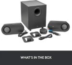Logitech Z407 Bluetooth Computer Speakers with Subwoofer and Wireless Control, Immersive Sound, Premium Audio with Multiple Inputs, USB Speakers