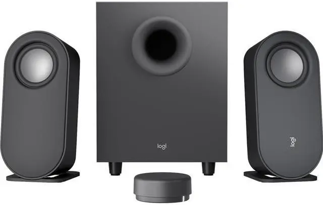 Logitech Z407 Bluetooth Computer Speakers with Subwoofer and Wireless Control, Immersive Sound, Premium Audio with Multiple Inputs, USB Speakers