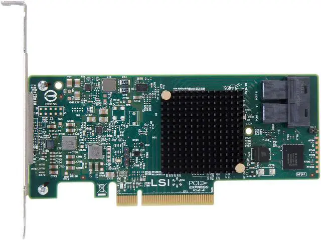 LSI 9300-8i PCI-Express 3.0 SATA / SAS 8-Port SAS3 12Gb/s HBA - Single--Avago Technologies