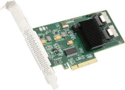 LSI LSI00194 PCI-Express 2.0 x8 SATA / SAS 9211-8i Controller Card (Single Pack)