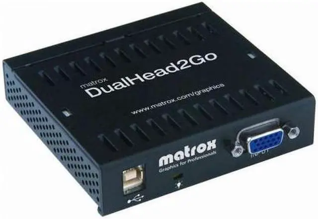 MATROX D2G-A2A-IF Matrox DualHead2Go Analog Edition External Multi-Display Adapter