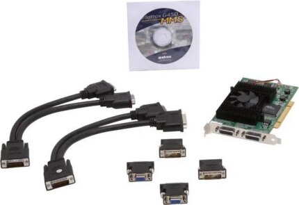 Matrox G450 G45X4QUAD-BF 128MB DDR PCI Graphics Card