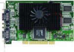 Matrox G45X4QUAD-B G450 Video Graphics Card X4 PCI 2x LFH60 4xDVI Digital