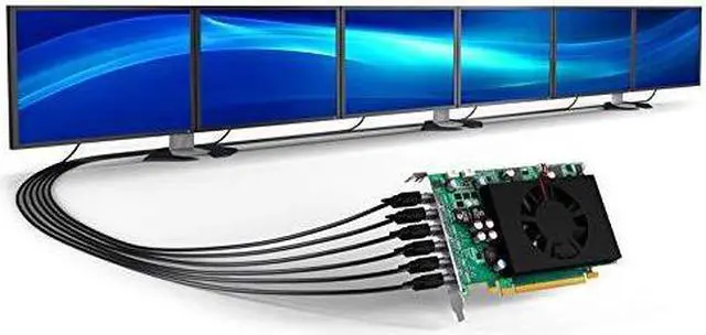 Matrox Graphics C680-E2GBF Full-height44; Pcie X16 Six-Output Graphics Card Delivers Outstanding Performance
