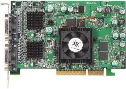 Matrox QID-QDA8X128F 128MB AGP 8X Low Profile Workstation Video Card