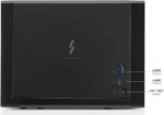 Mediasonic Raid 0 / 1 USB 3.2 Type C 4 Bay 3.5 SATA Hard Drive Enclosure with USB Hub Feature USB 3.2 Gen 2 10Gbps (HFR7-SU31CH)