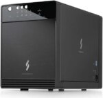 Mediasonic Raid 0 / 1 USB 3.2 Type C 4 Bay 3.5 SATA Hard Drive Enclosure with USB Hub Feature USB 3.2 Gen 2 10Gbps (HFR7-SU31CH)