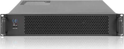 MicroATX/Mini-ITX 2U Rackmount Server Chassis max 7x3.5 Bay / USB3.0 with 2.0 Adapter Support ATX PSU Either top or Side Cooling Depth 15.7"