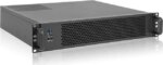 MicroATX/Mini-ITX 2U Rackmount Server Chassis max 7x3.5 Bay / USB3.0 with 2.0 Adapter Support ATX PSU Either top or Side Cooling Depth 15.7"