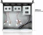 MicroATX/Mini-ITX 2U Rackmount Server Chassis max 7x3.5 Bay / USB3.0 with 2.0 Adapter Support ATX PSU Either top or Side Cooling Depth 15.7"