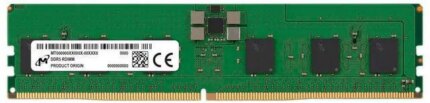 Micron 16 GB ( 1 X 16 ) PC5-44800 5600MHz 288-pin CL46 registered ECC Server Memory Model MTC10F1084S1RC56BR