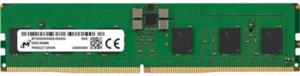 Micron 16 GB ( 1 X 16 ) PC5-44800 5600MHz 288-pin CL46 registered ECC Server Memory Model MTC10F1084S1RC56BR