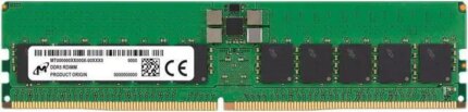 Micron 32 GB ( 1 X 32 GB ) DDR5 PC5-44800 5600MHz CL46 Dual-rank Memory 288-pin Server/Workstation Memory Model MTC20F2085S1RC56BR