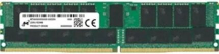 Micron MTA36ASF4G72PZ-3G2R 32GB DDR4 SDRAM Memory Module - For Server, Workstation - 32 GB (1 x 32GB) - DDR4-3200/PC4-25600 DDR4 SDRAM - 3200 MHz Dual-rank Memory - CL22 - 1.20...