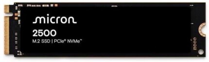 Micron SSD 2500 PCIe Gen4 NVMe SSD QLC NAND 1TB M.2 MTFDKBA1T0QGN-1BN1AABYYR