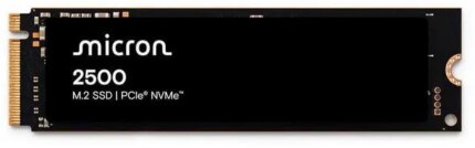Micron SSD 2500 PCIe Gen4 NVMe SSD QLC NAND 2TB M.2 MTFDKBA2T0QGN-1BN1AABYYR