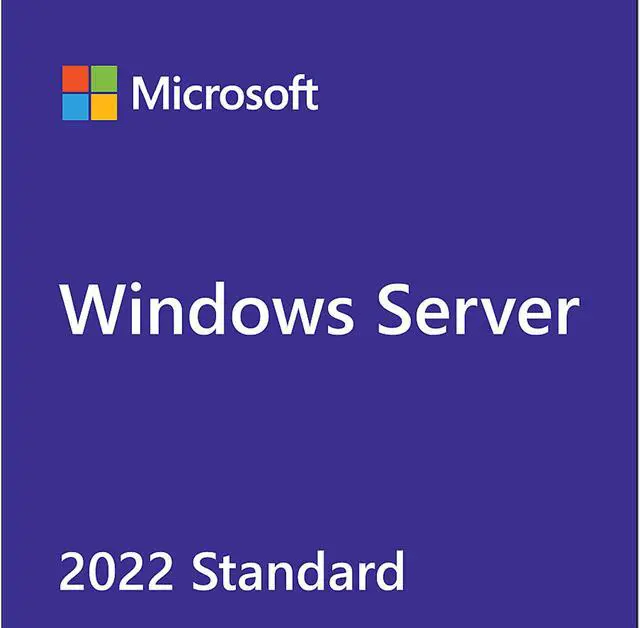 Microsoft Windows Server 2022 Standard 64-bit License (24 Core, OEM, DVD)