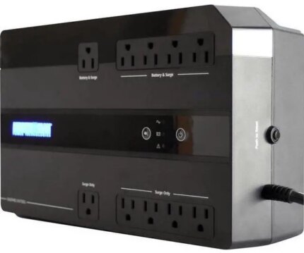 Minuteman EN750G Enspire-G 750VA Compact/Desktop/Floor/Wall Mountable UPS - Compact/Desktop/Floor/Wall Mountable - 4 Minute Stand-by - 120 V AC Input