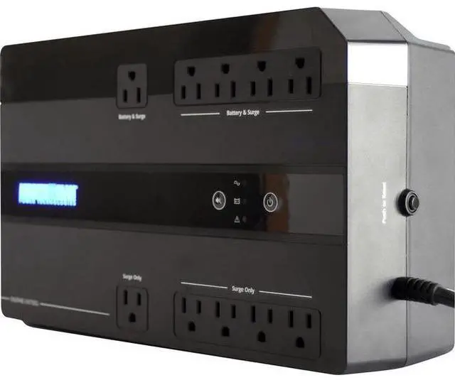 Minuteman EN750G Enspire-G 750VA Compact/Desktop/Floor/Wall Mountable UPS - Compact/Desktop/Floor/Wall Mountable - 4 Minute Stand-by - 120 V AC Input