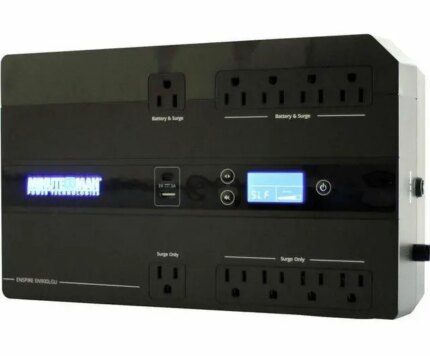 Minuteman EN900LGU Enspire-G 900VA Compact/Desktop/Floor/Wall Mountable UPS - Compact/Desktop/Floor/Wall Mountable - 3 Minute Stand-by - 120 V AC