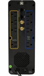 Minuteman ETR550LG 550VA/330 Watts, 120 VAC, (4)NEMA 5-15 On-battery receptacles, (4) NEMA 5-15 Surge-only receptacles, 6-foot power cord with NEMA