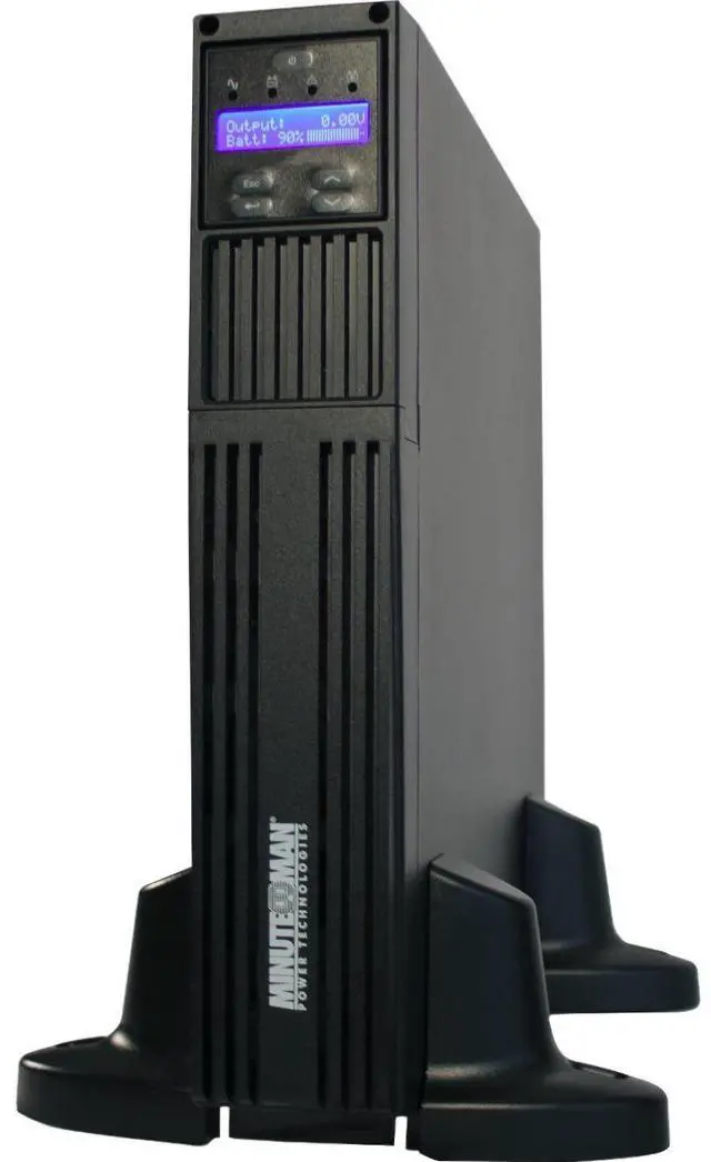 Minuteman EXR3000RT2U Interactive Uninterruptible Power Supply - 2U Tower/Rack/Wall Mountable - AVR - 2.50 Minute Stand-by - 120 V AC Input - 120 V AC