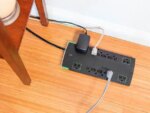 Monoprice 12 Outlet Slim Surge Protector Power Strip - 10 Feet - Black | Heavy Duty Cord | UL Rated, 4,230 Joules With Grounded And Protected Light
