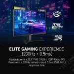MSI 24" 200 Hz Rapid IPS FHD Gaming Monitor Adaptive Sync MAG 244F