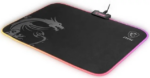 MSI AGILITY GD60 (RGB) Mouse Pad, 15" x 11", Micro-Textile Surface, Natural Rubber Base