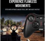 MSI Force GC30V2 Wireless Gaming Controller, Dual Vibration Motors, Dual Connection Modes, Interchangeable D-Pads, Compatible with PC & Android