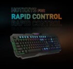 MSI Forge GK100 Combo – Gaming RGB Keyboard & Mouse Set, 19-Key Anti-Ghosting, 6400 DPI Optical Sensor, 6-Mode RGB, up to 6,400 DPI, Black