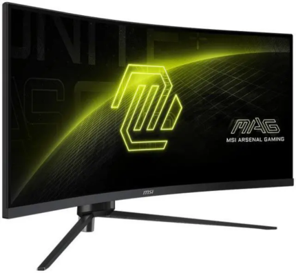 MSI MAG345CQR Curved Gaming Monitor UWQHD(3440x1440) 34" 180Hz VA w/ AMD FreeSync Premium, Dual HDMI, DisplayPort, Black