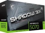 MSI SHADOW GeForce RTX 5070 Graphics Card RTX 5070 12G SHADOW 3X OC