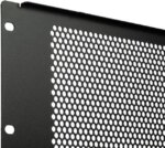 Navepoint 1U Blank Rack Mount Panel Spacer With Venting For 19-Inch Server Network Rack Enclosure Or Cabinet Black