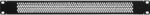 Navepoint 1U Blank Rack Mount Panel Spacer With Venting For 19-Inch Server Network Rack Enclosure Or Cabinet Black